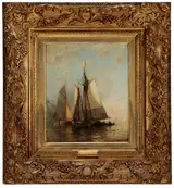 George McCord, Sailing Vessels in a Harbor
