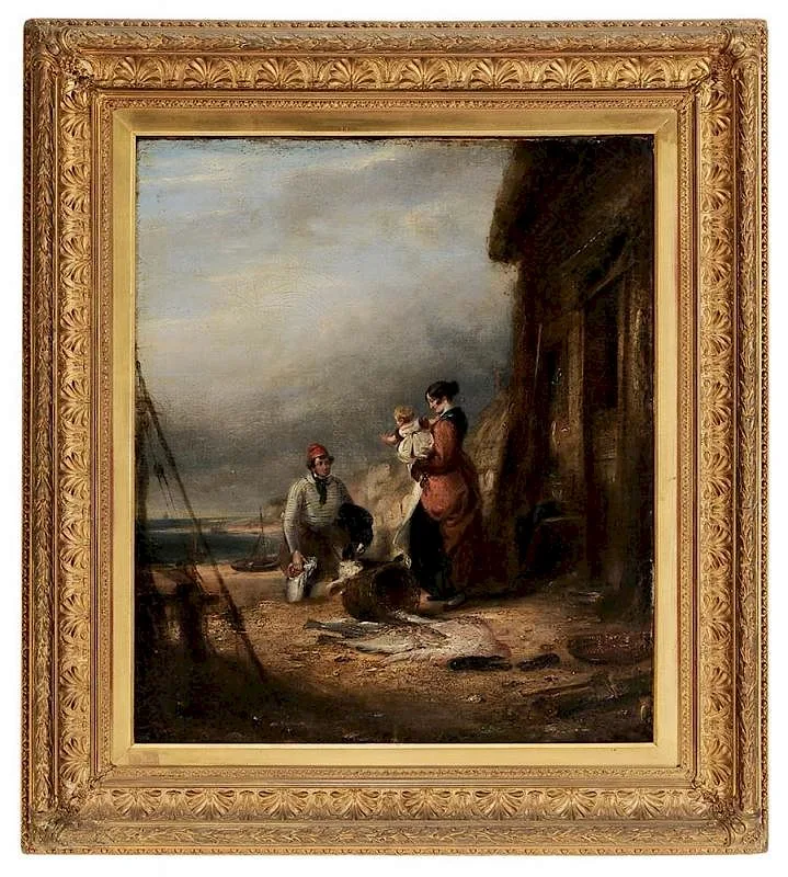 Sr. by William Shayer, oil on canvas, sold Jul 2016