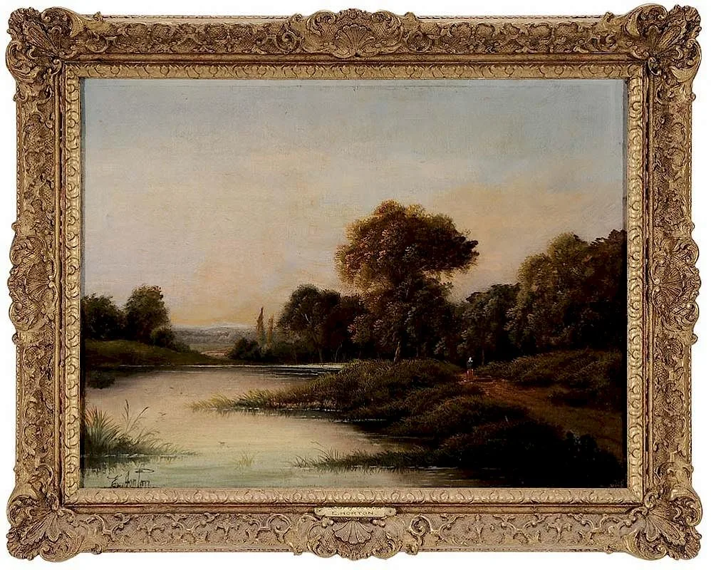 Banks of the Avon by Etty Horton, oil on canvas, sold May 2016