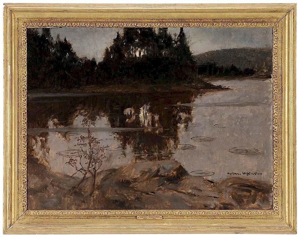 Seatrout Rising by Norman Wilkinson, oil on canvas, sold May 2016