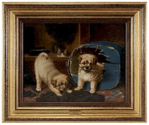 Horatio Henry Couldery, Jack In the Box, oil on panel