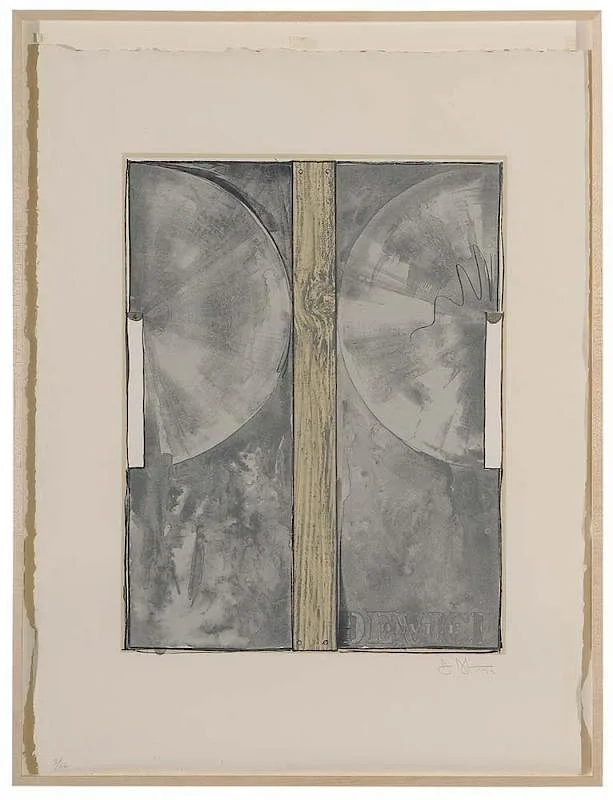 Device, 3/62 by Jasper Johns, lithograph in colors on Angoumois paper, sold Apr 2016