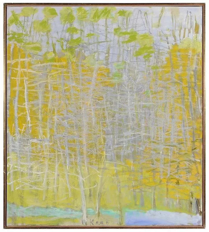 Maple Silhouette by Wolf Kahn, 2007, oil on canvas, sold Apr 2016