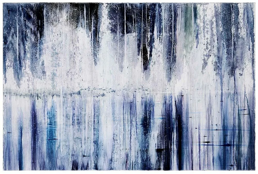 Forest Lake by Matthias Meyer, 2012, oil on linen, sold Apr 2016