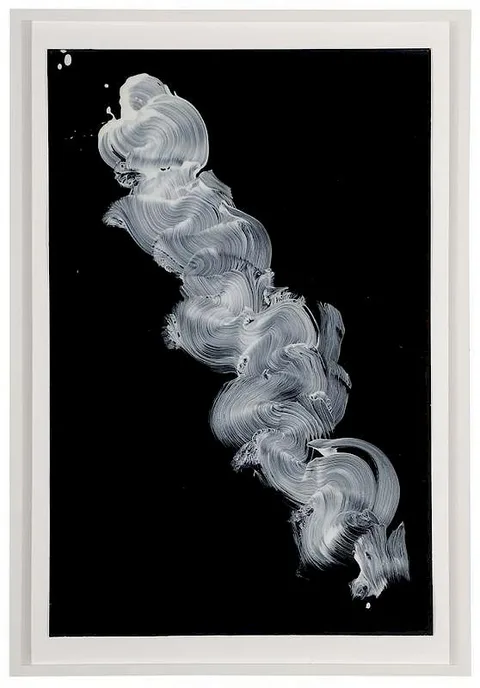 James Nares, Untitled, #15603, 2007, oil on waxed paper