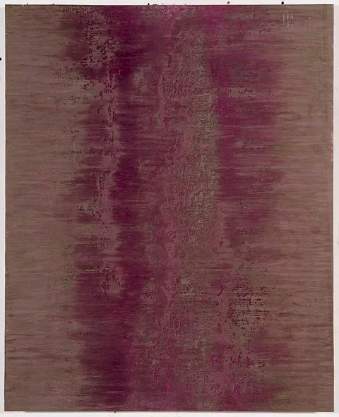 Robin Rose, I'm So Lonesome I Could Cry, 2001, encaustic on linen mounted on aluminum panel