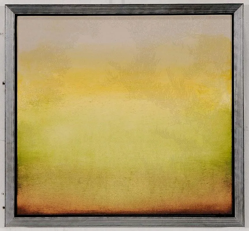 Andrew Taylor, Outside: Dampier #1, 2010, monotype and encaustic on board
