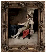 Alex de Andreis, Gentleman Grinning and Holding a Glass of Wine