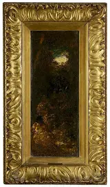 Ralph Albert Blakelock, Four Native Americans in a Landscape (NBI-1275, category II)