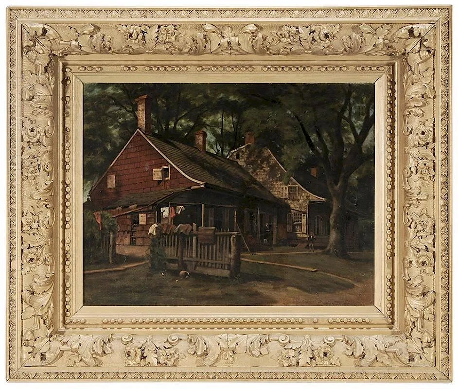 Charles Bridgman, Homestead, 1887, oil on canvas