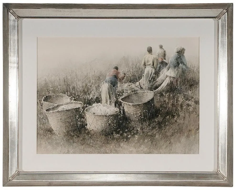 Hubert Shuptrine, Sharecroppers, Marion, Alabama, 1975, watercolor on paper