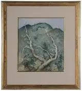 Will Henry Stevens, Mountain Landscape with Tree