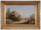William Rickarby Miller, A Market Gardener's Shanty, Bloomindale, N.Y.