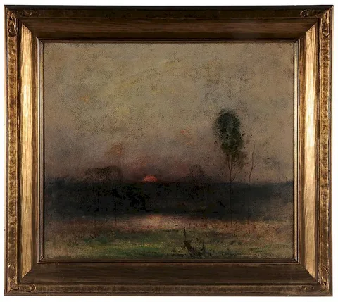 Felix Russmann, Sunset, oil on canvas