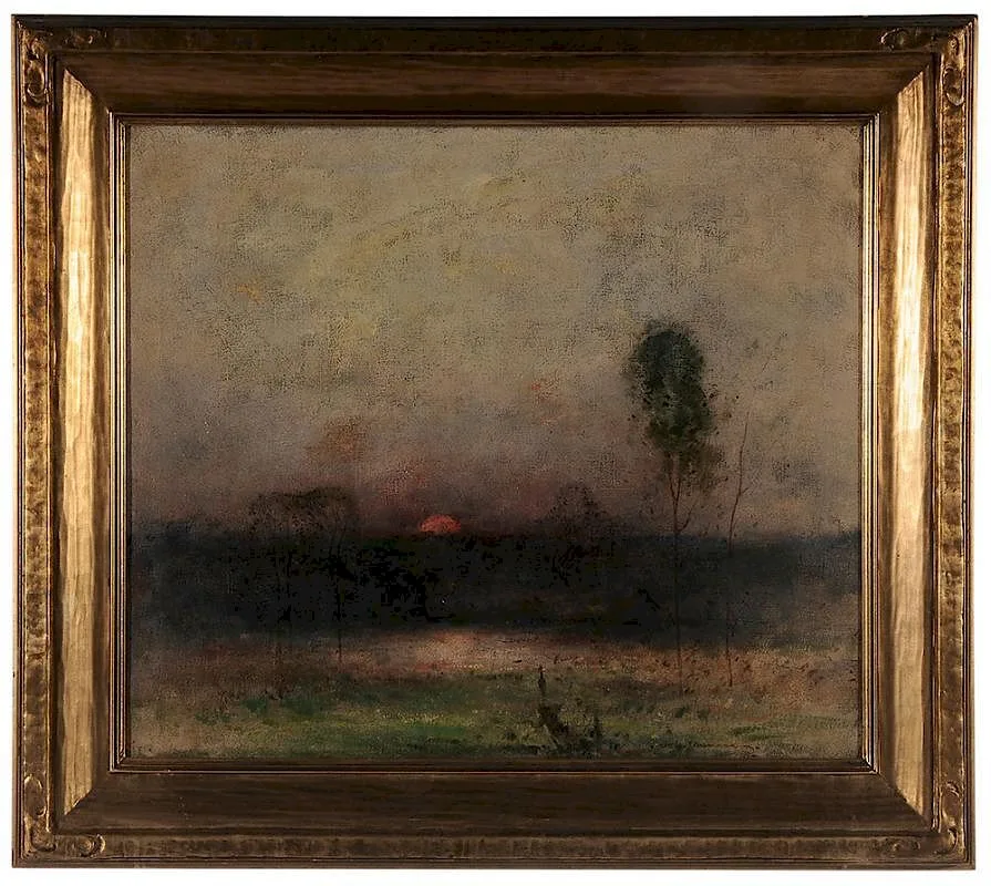 Felix Russmann, Sunset, oil on canvas