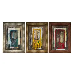 Paul Ecke, Three Works, each acrylic on canvas