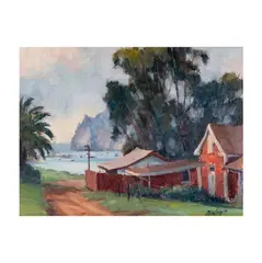 Michael Obermeyer, Cat Harbor, Catalina Island, 2006, oil on board