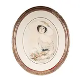 Louis Icart, Lily Among The Roses, etching, drypoint, aquatint