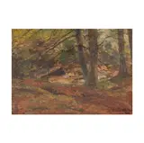Archibald Kay, In the Woods, Inveraray, oil on canvas