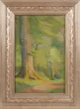 Fannie Eliza Duvall, Forest Path, 1915, pastel
