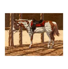 Lee Herring, Hitched Horse, 1979, oil on panel