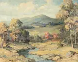 Charles E. Buckler, Valley Stream, oil on canvas