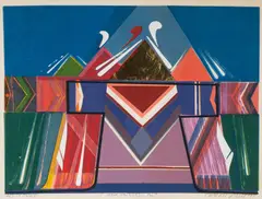 Patrick Kelly, The Procession, 1991, lithograph in colors
