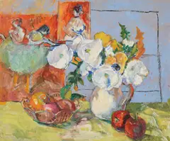 Beatrice Stuart, Still Life, oil on board