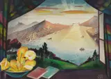 Ramon Garcia, Promised Land (San Francisco Bay), watercolor