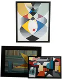 David Segel, Three Works, two: oil on canvas, one: oil on board each