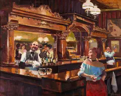 Neil Boyle, Thirst Mechanic, oil on canvas