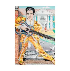 Red Grooms, Elvis, 1987, lithograph in colors