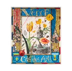 Fred Nall, Tulip - Vence, Cite Des Arts, 1991, mixed media on wood