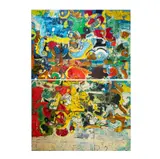 Roger Herman, Chinese Ghost Story, 1989, oil on canvas (diptych)