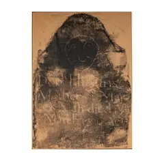 Sari Dienes, Untitled, rubbing on paper