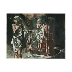 Ruth Weisberg, Turning Point, 1981, lithograph in colors