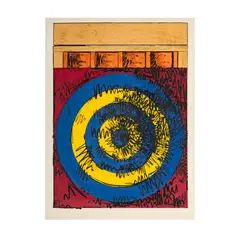 Jasper Johns, Target with Four Faces, 1968, screenprint in colors on Rives BFK paper