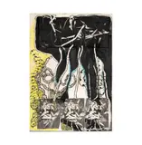 Linda Carmella Sibio, Untitled, 1990, mixed media on paper