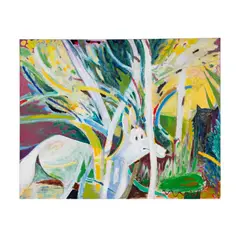 Rachel Rosenthal, Searching for Squirrels, 2002, oil on canvas