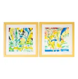 Rachel Rosenthal, Two Works (Beverly Hills No. 1 and No. 2), 2006, each : watercolor