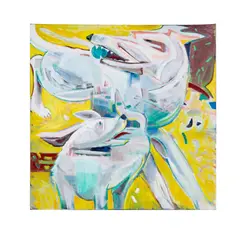 Rachel Rosenthal, Ball Thief, 2004, oil on canvas
