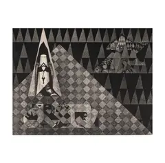 June Wayne, The Sanctified, 2009, lithograph