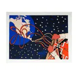 Kim Victoria Abeles, The Migration of Thought, 2004, color screenprint