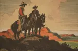Tillman Parker Goodan, Two Works, each: gouache on paper