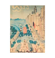Charles Cobelle, Central Park, oil
