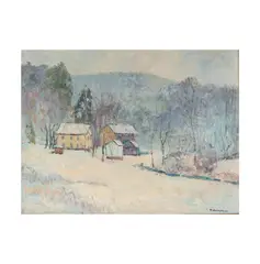 Ray Overpeck, Blanket of Snow, oil on canvas