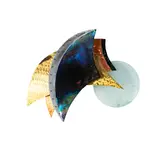 Craig French, Untitled, 1990, mixed media (copper, brass, glass and other metals) wall sculpture