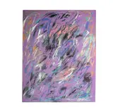 Laurent Proneur, Purple Behavior, 2024, oil on canvas