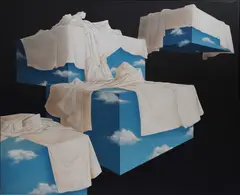 Charley Brown, Covered Skies, oil on canvas