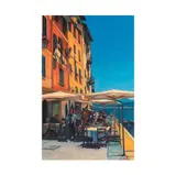 Tom Swimm, Mediterranean Cafe II, 1998, acrylic on canvas